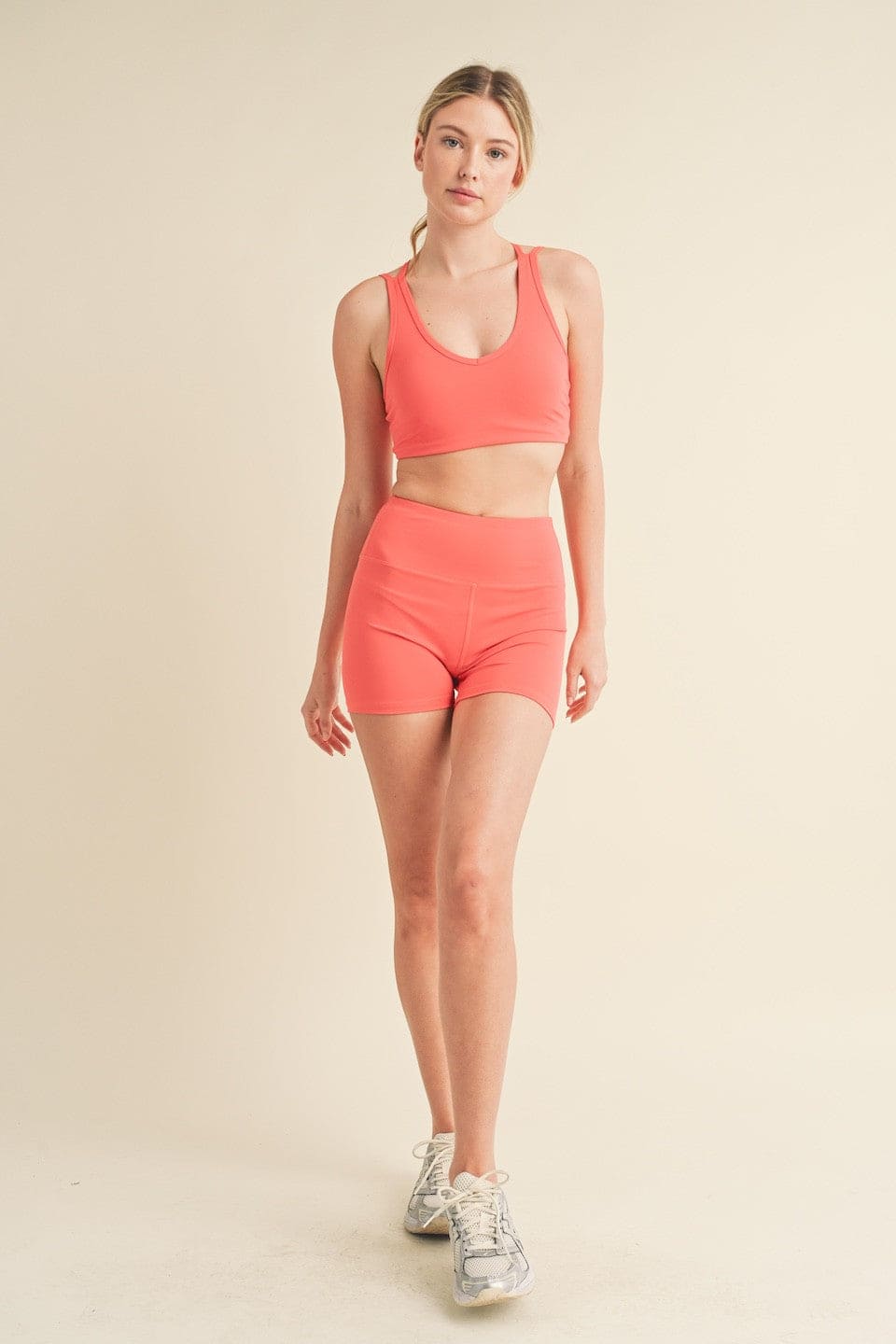 Racerback Bra and Shorts Set