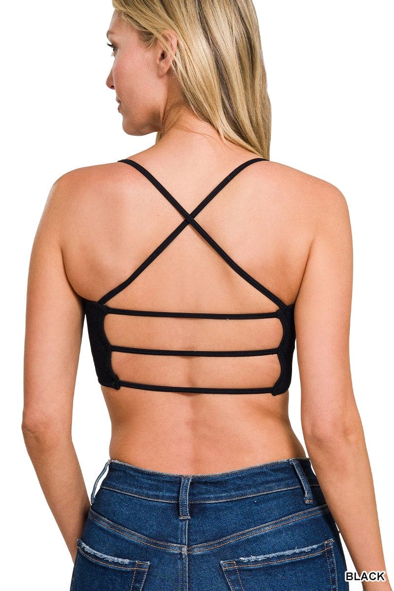 Seamless Ribbed 3-strap & Cross Back Bralettes