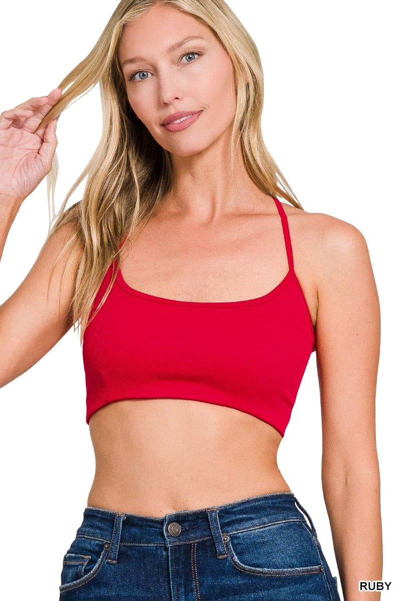 Seamless Ribbed 3-strap & Cross Back Bralettes