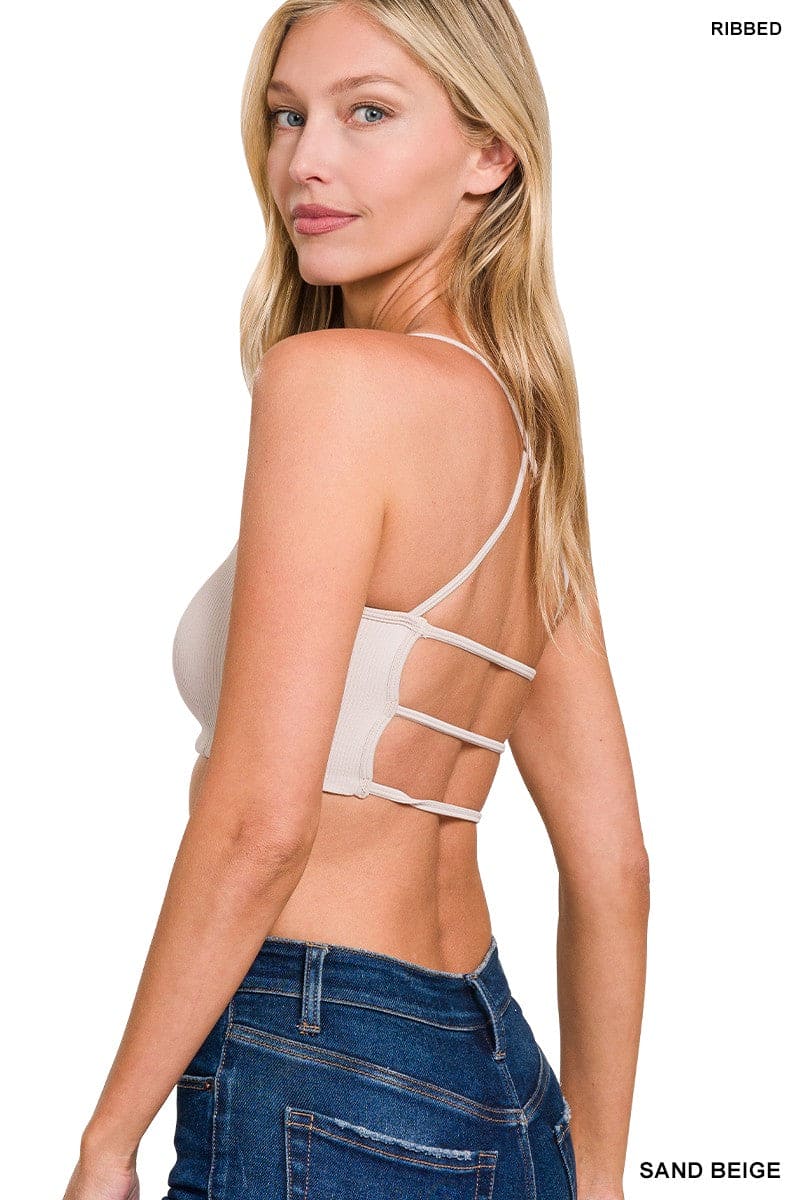 Seamless Ribbed 3-strap & Cross Back Bralettes
