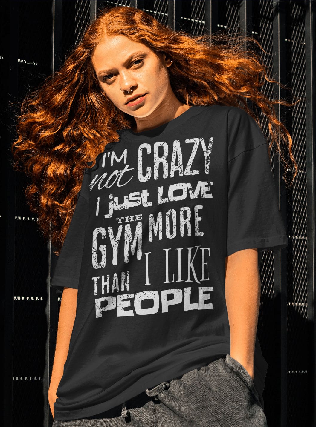 I Love The Gym More Than People T-Shirt