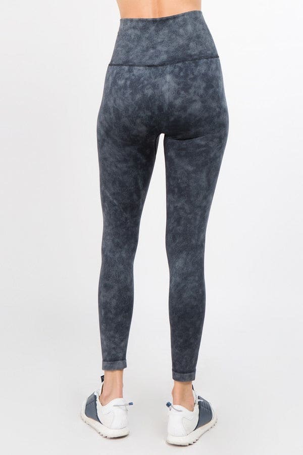 High Waist Acid Wash Leggings