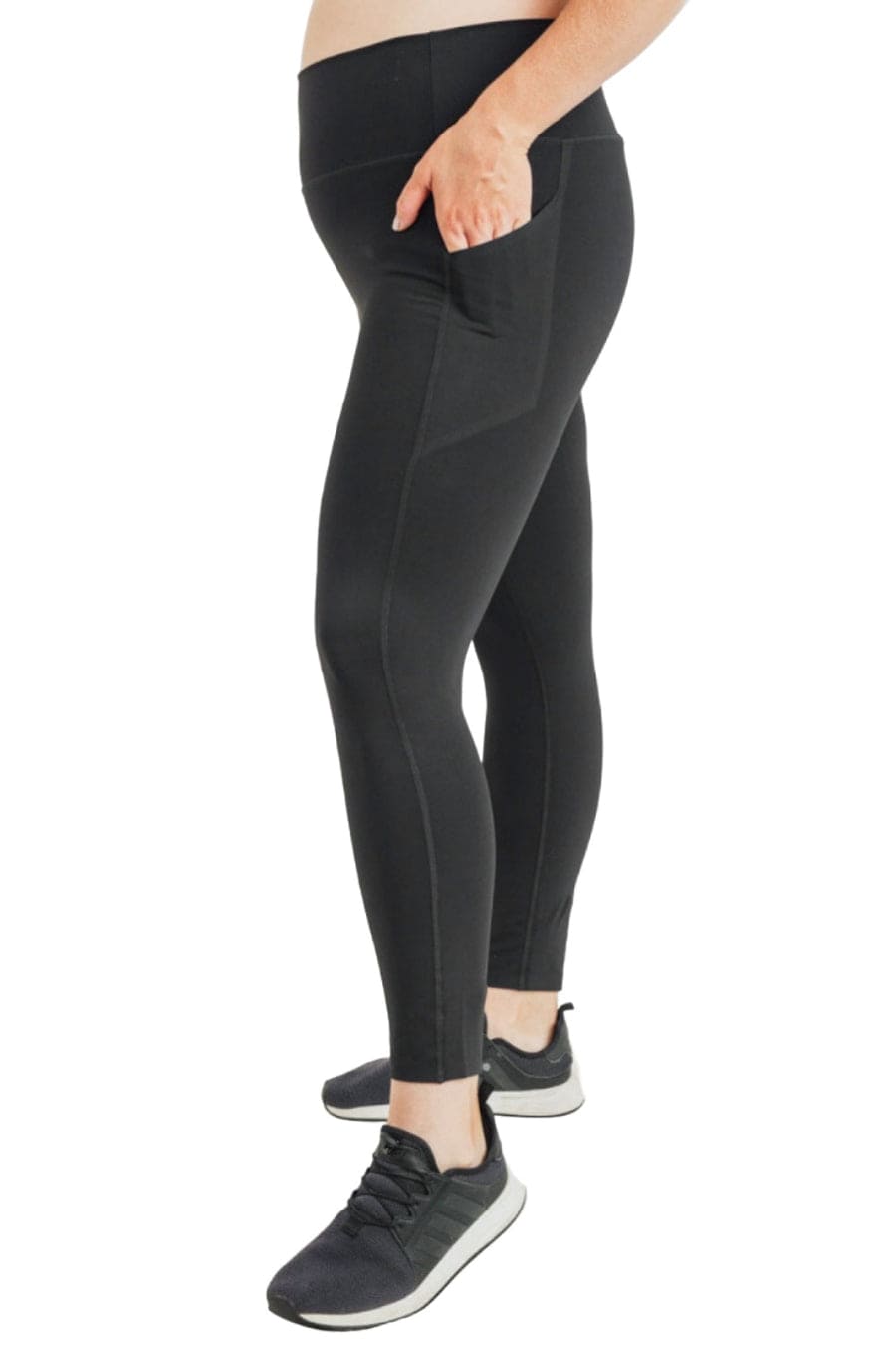 Mono B Laser-Cut and Bonded Essential Foldover Highwaist Leggings