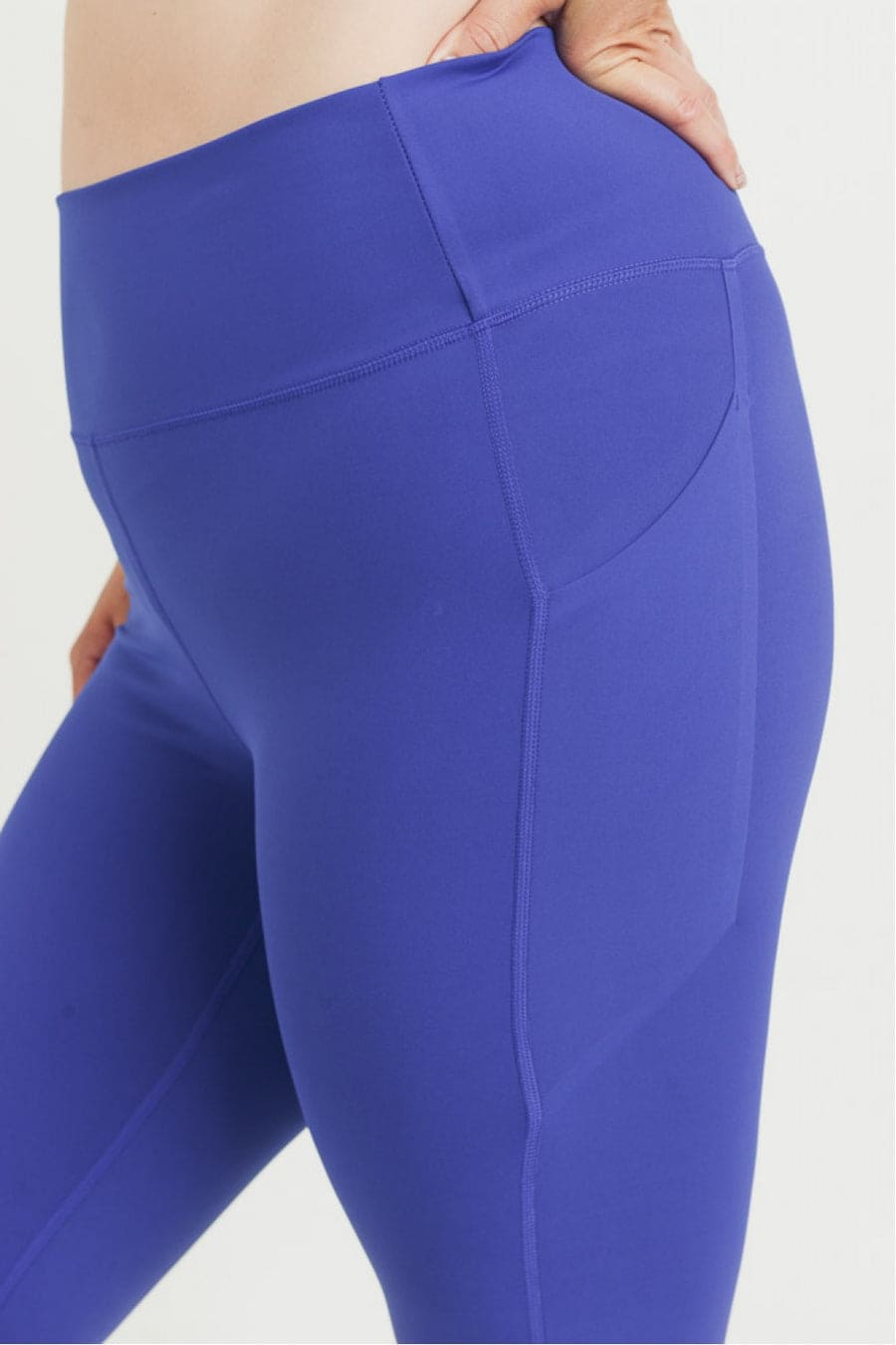 Mono B Laser-Cut and Bonded Essential Foldover Highwaist Leggings