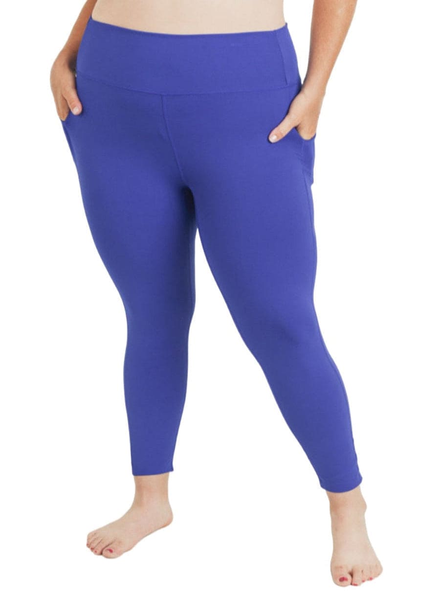 Mono B Laser-Cut and Bonded Essential Foldover Highwaist Leggings