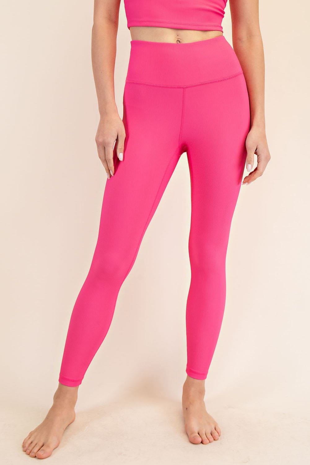Butter Soft Ribbed Nylon Leggings