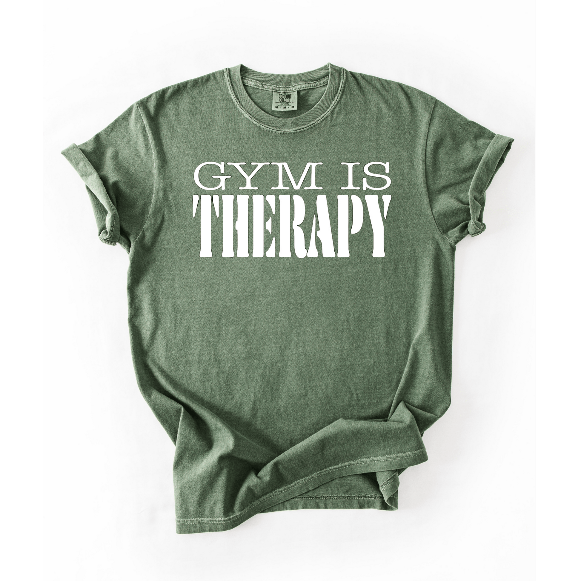 Gym Is Therapy T-Shirt - LEGDAY EVERYDAY