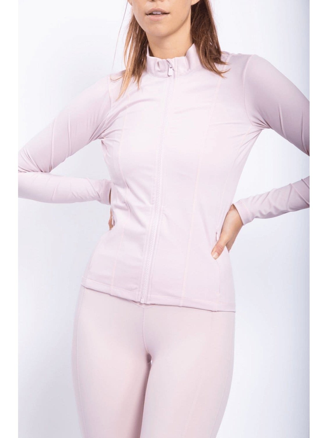 Active Slim Zip-Up Jacket - BKFJNY