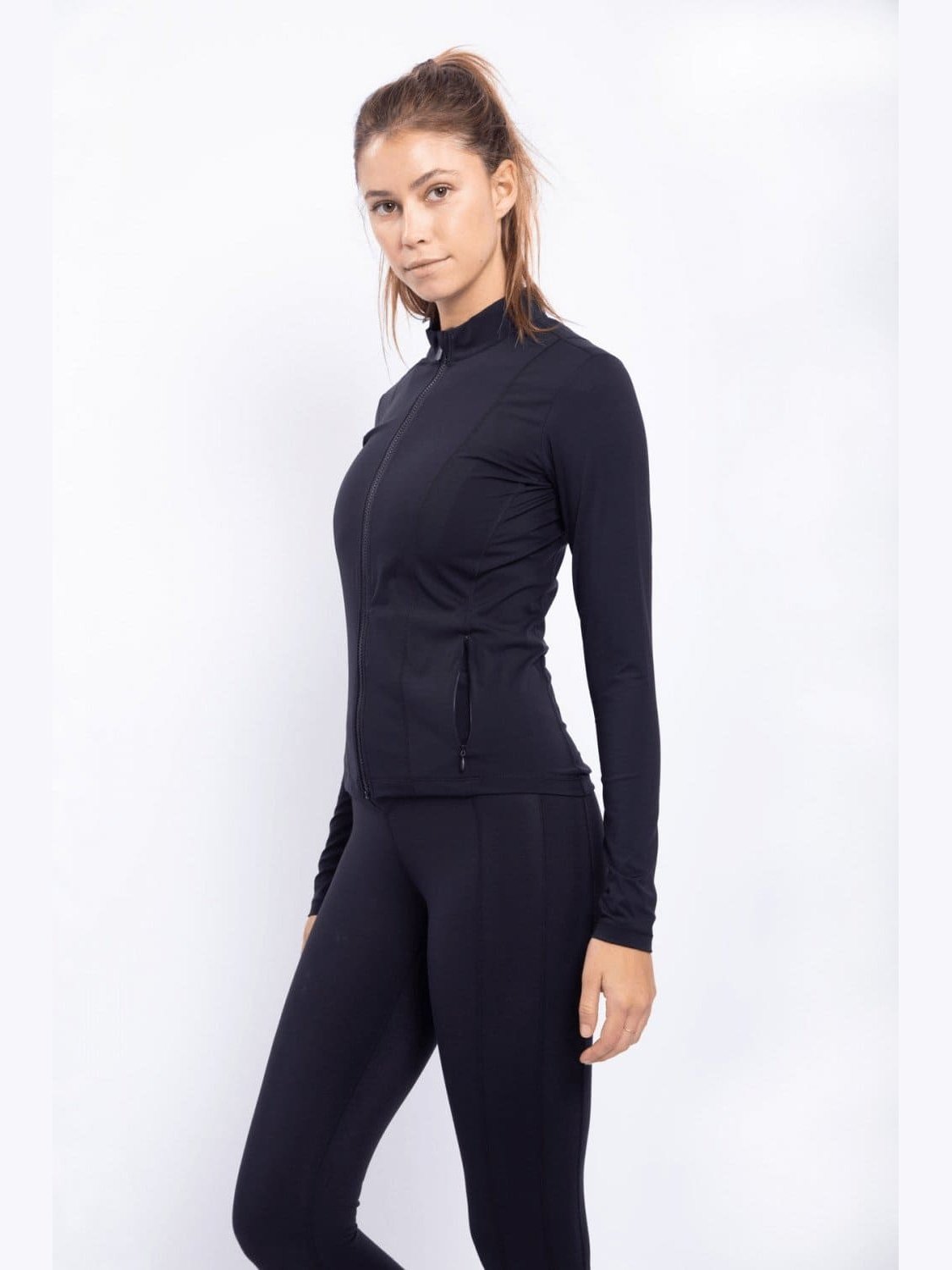 Active Slim Zip-Up Jacket - BKFJNY