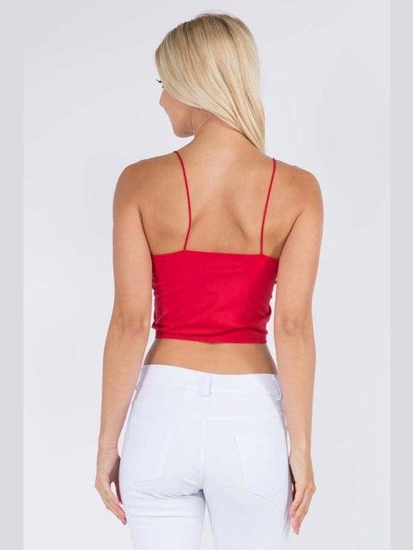 Lady's Seamless Crop Camisole - BKFJNY