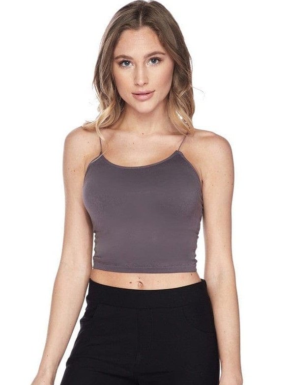 Lady's Seamless Crop Camisole - BKFJNY