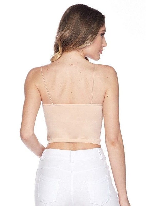 Lady's Seamless Crop Camisole - BKFJNY
