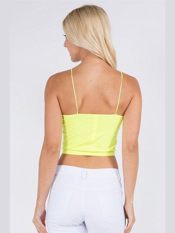 Lady's Seamless Crop Camisole - BKFJNY