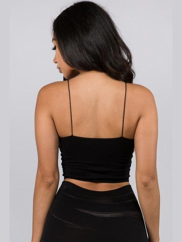 Lady's Seamless Crop Camisole - BKFJNY