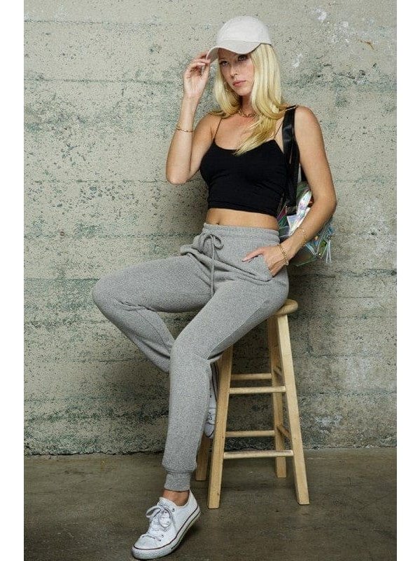 Soft Texture Knit Joggers sweatpants - BKFJNY