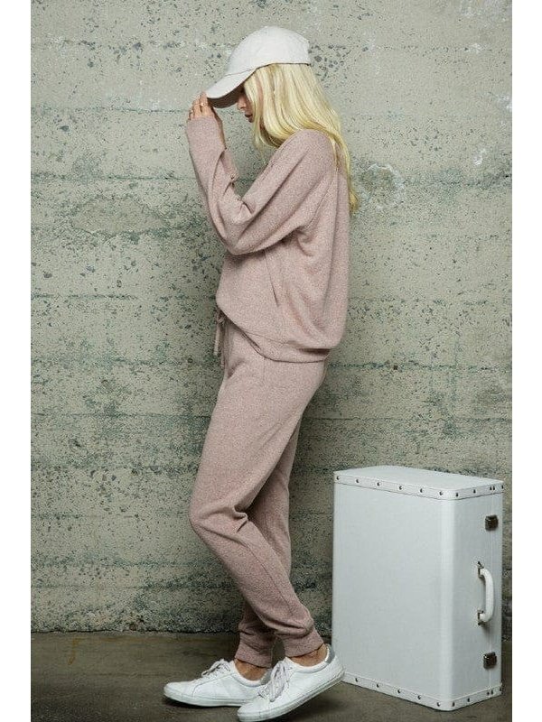 Soft Texture Knit Joggers sweatpants - BKFJNY