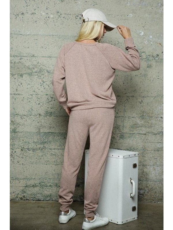 Soft Texture Knit Joggers sweatpants - BKFJNY