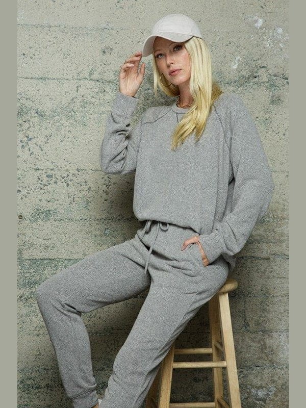 Soft Texture Knit Joggers sweatpants - BKFJNY