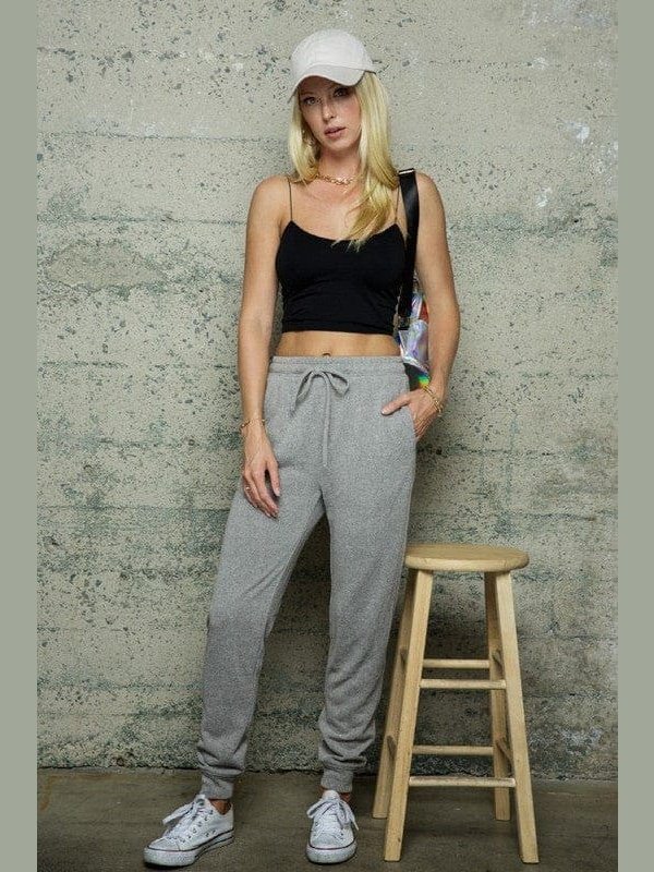 Soft Texture Knit Joggers sweatpants - BKFJNY