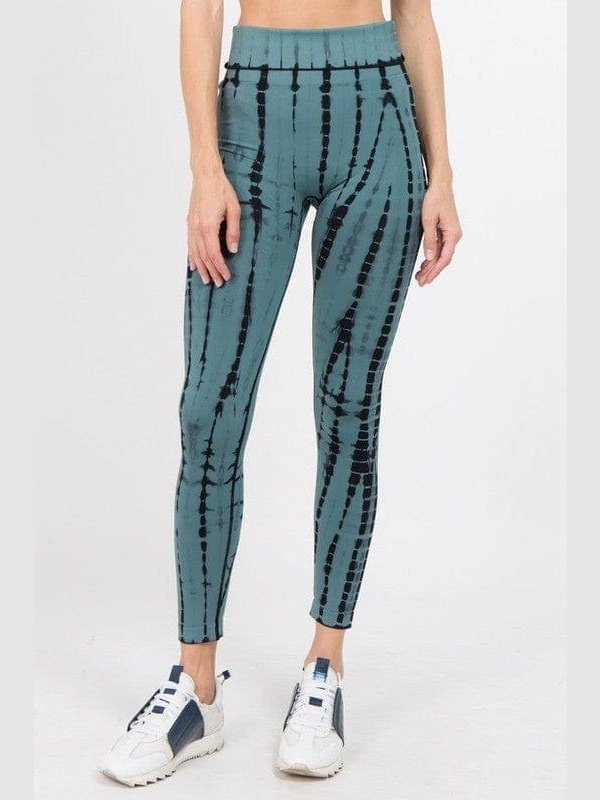 Tie-Dye Drip Women's Seamless Legging - BKFJNY