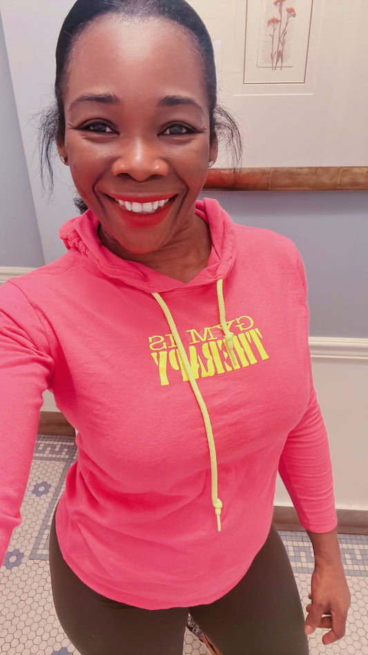 Gym Is Therapy Lightweight Long-sleeve Hoodie