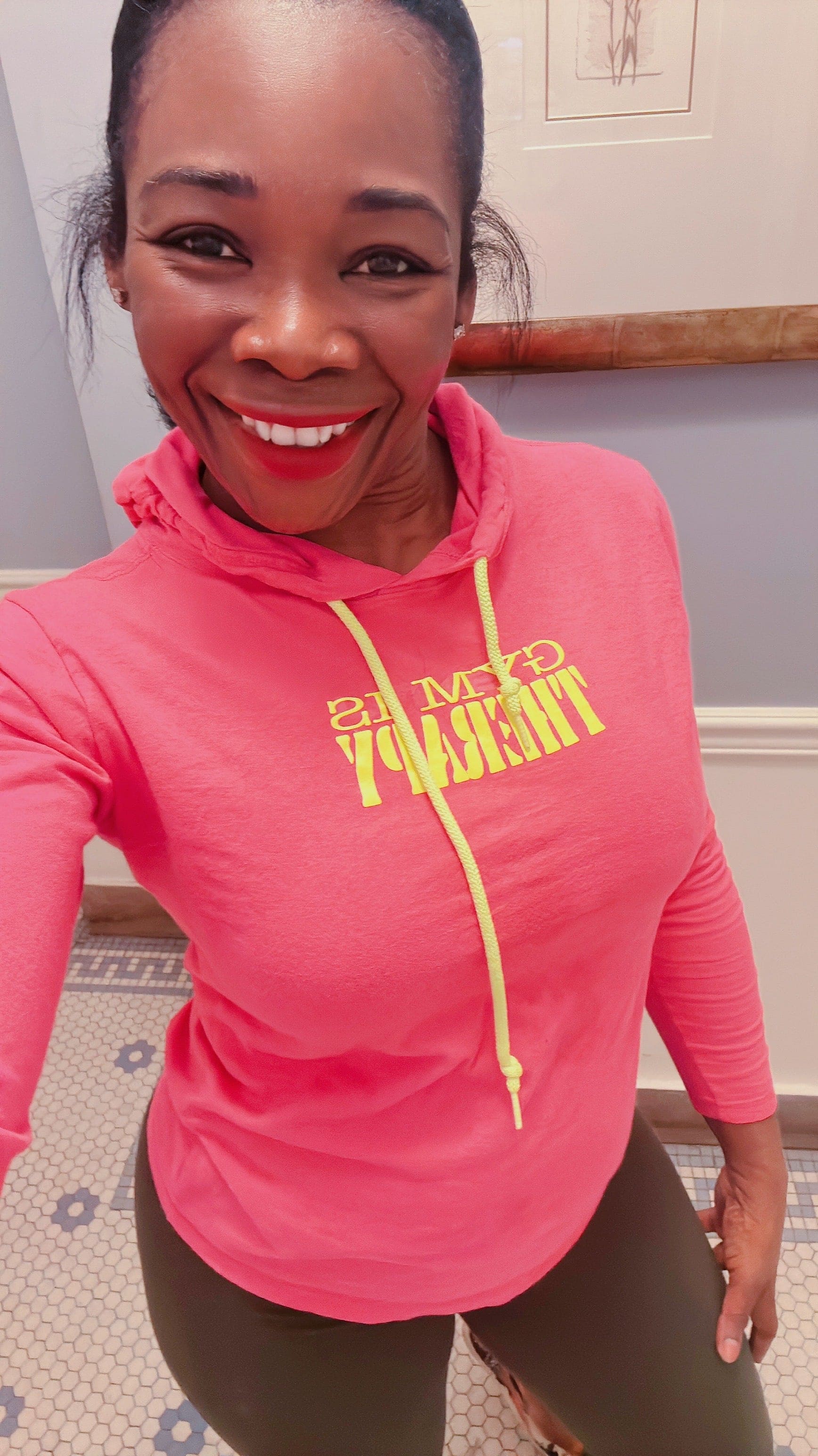 Gym Is Therapy Lightweight Long-sleeve Hoodie