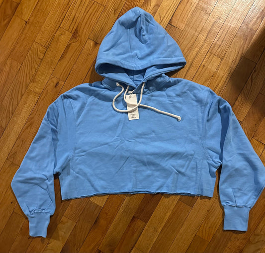 Cotton Terry Raw Cut Edge Oversized Hoodie