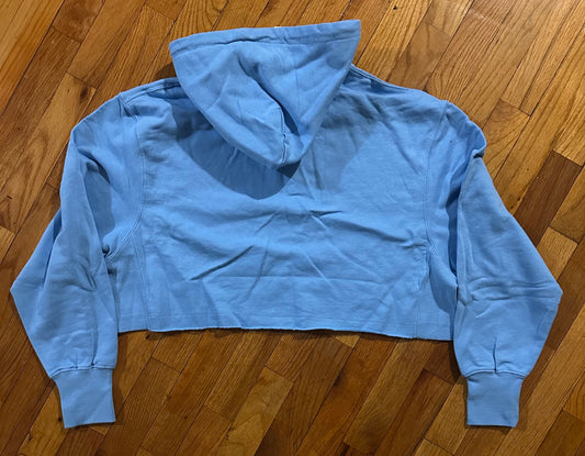 Cotton Terry Raw Cut Edge Oversized Hoodie