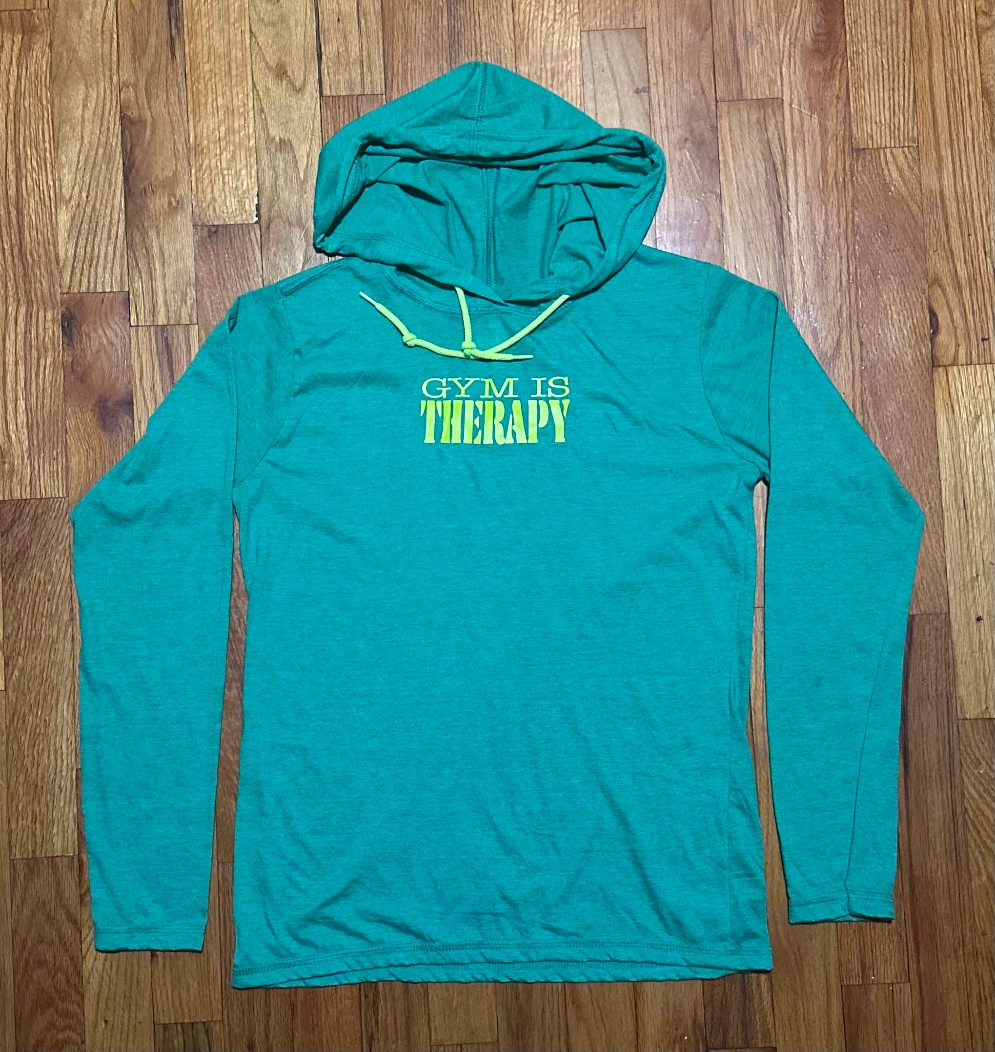 Gym Is Therapy Lightweight Long-sleeve Hoodie