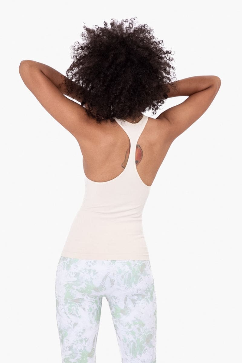 Barbell Baddie Seamless Ribbed Racerback Tank