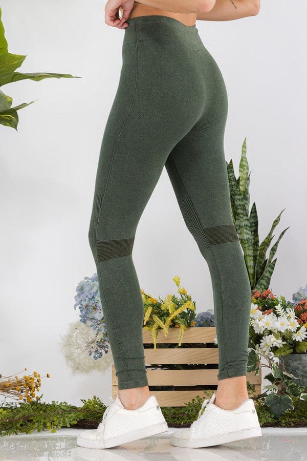 Moto Texture Detailed Leggings