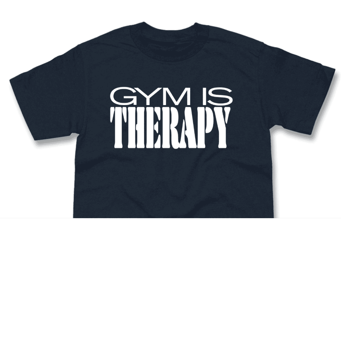 Gym Is Therapy Cropped Top