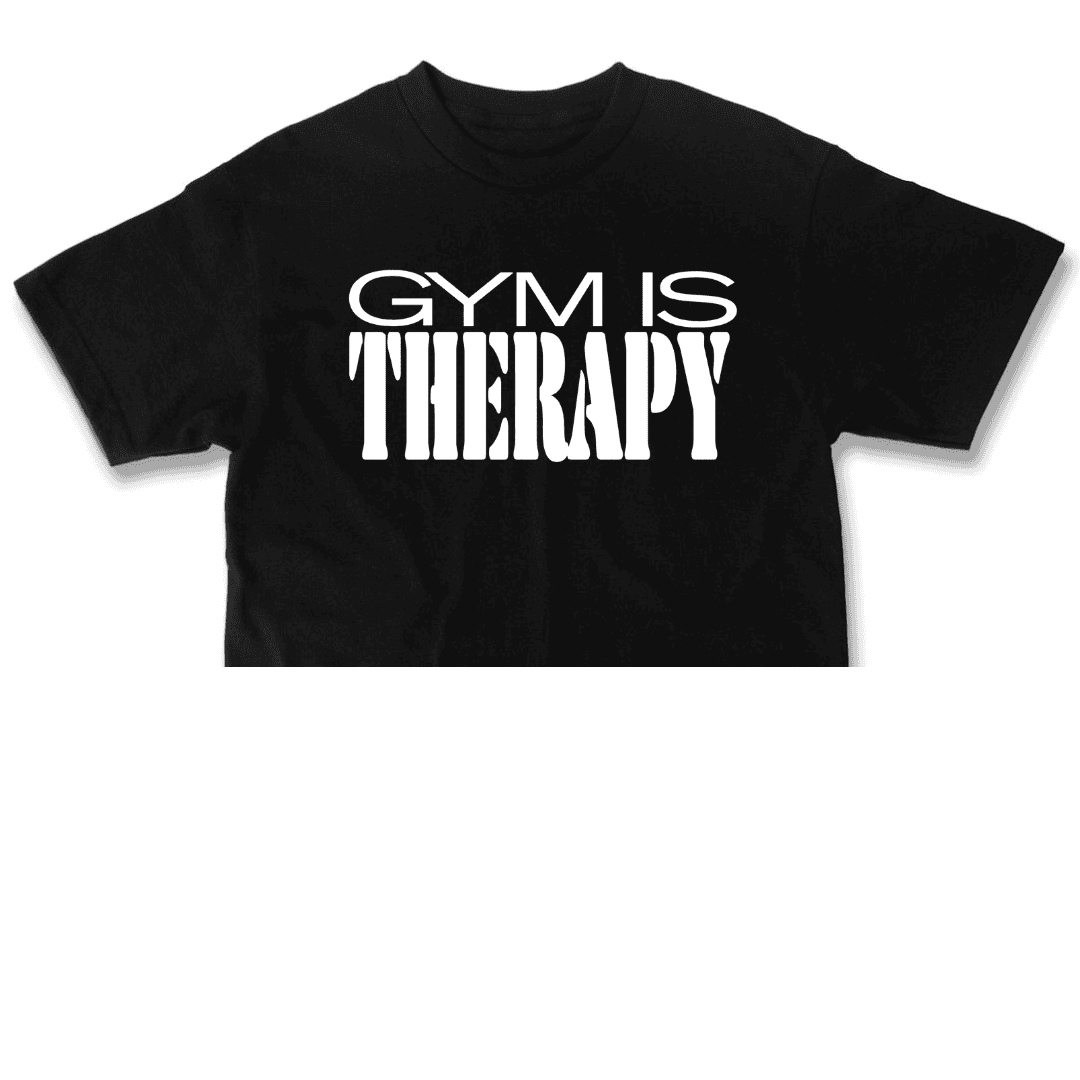 Gym Is Therapy Cropped Top