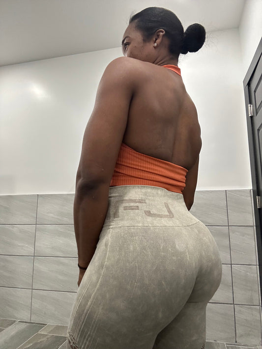 Ribbed Halter Seamless Active Sportsbra