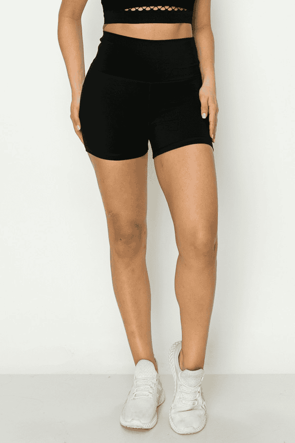 4 Buttery Soft Activewear Biker Shorts 4" Inseam