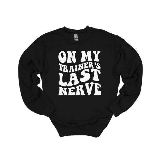 On My Trainer’s Last Nerve Sweatshirt