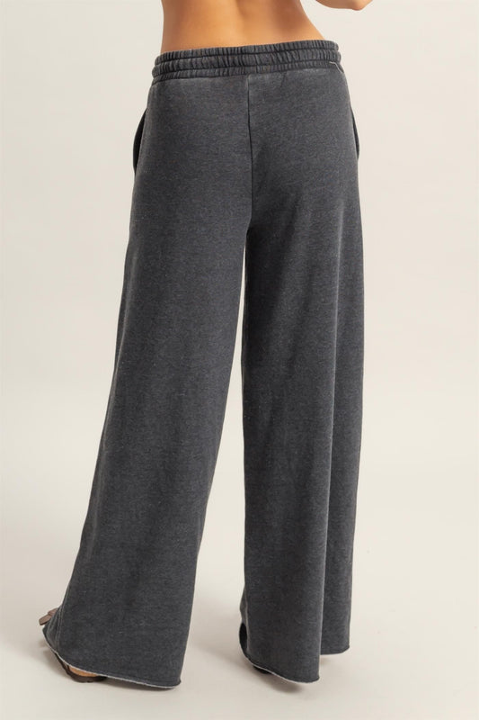 Wide Leg Drawstring Sweatpants