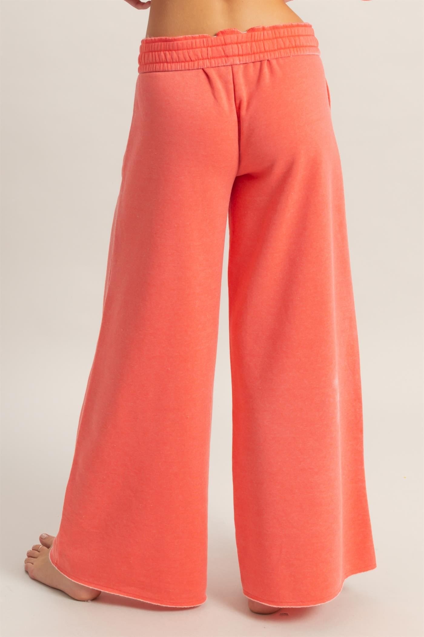 Wide Leg Drawstring Sweatpants