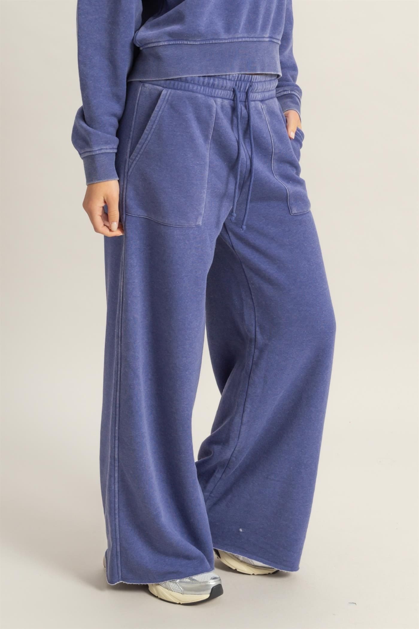 Wide Leg Drawstring Sweatpants