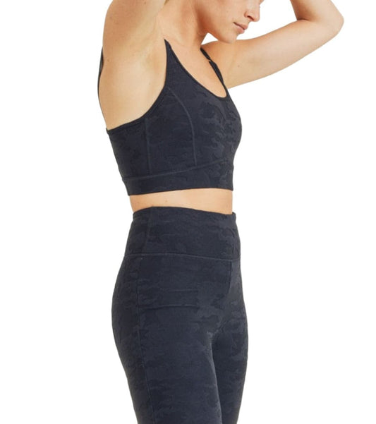 Mono B Camo Jacquard TACTEL® Sports Bra