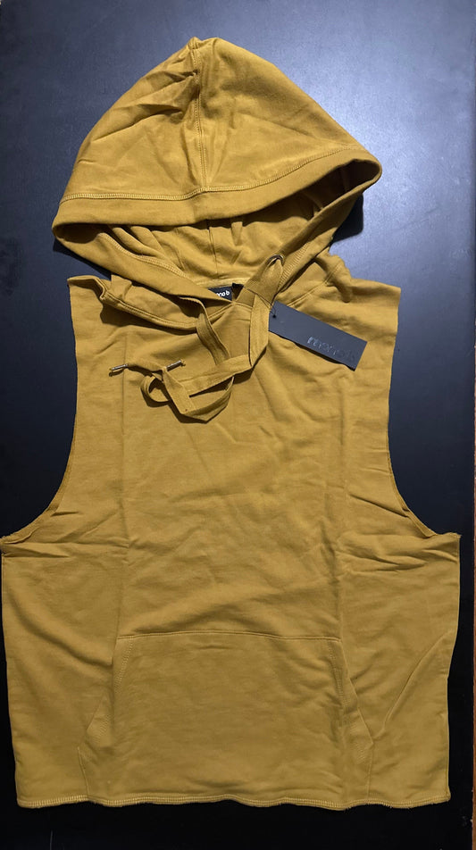 Mono B Mustard Sleeveless Hoodie
