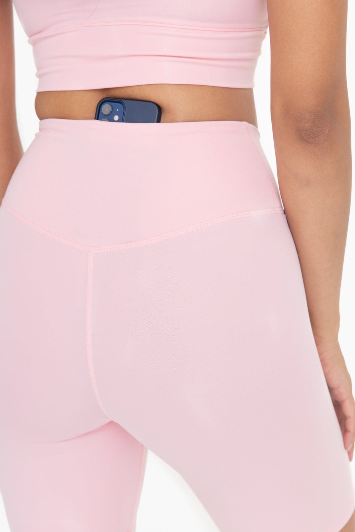 Venice Crossover Waist Biker Shorts