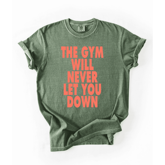 The Gym Will Never Let You Down T-Shirt