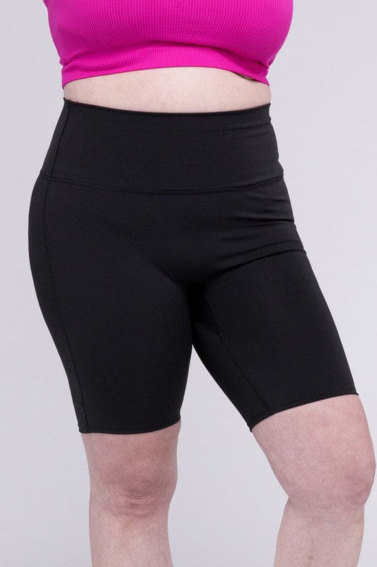 Plus Athletic High Rise Biker Shorts