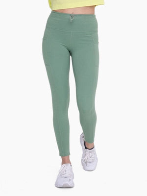 Adjustable Bungee Waist Hiking Leggings - LEGDAY EVERYDAY