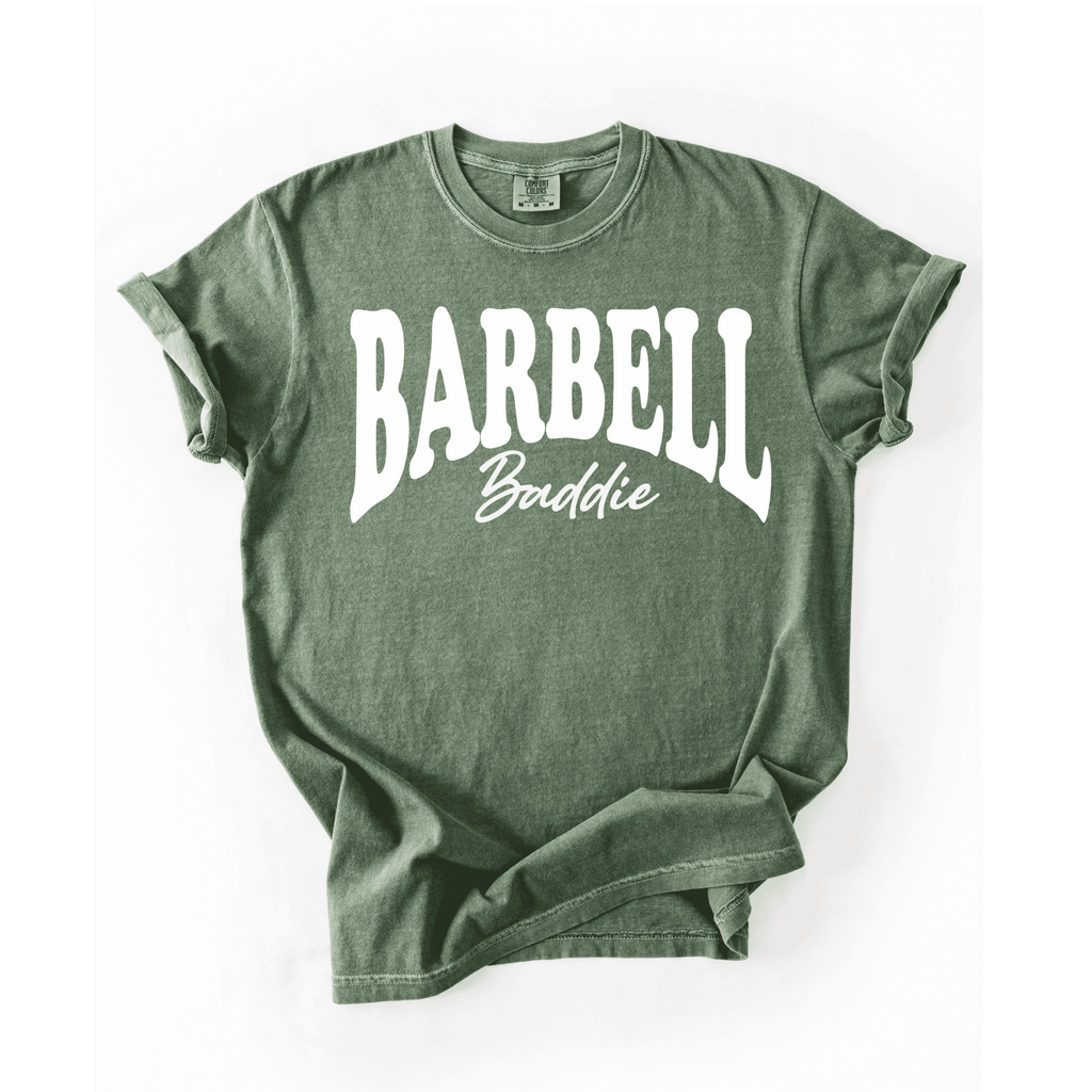 Barbell Baddie T-Shirt - LEGDAY EVERYDAY