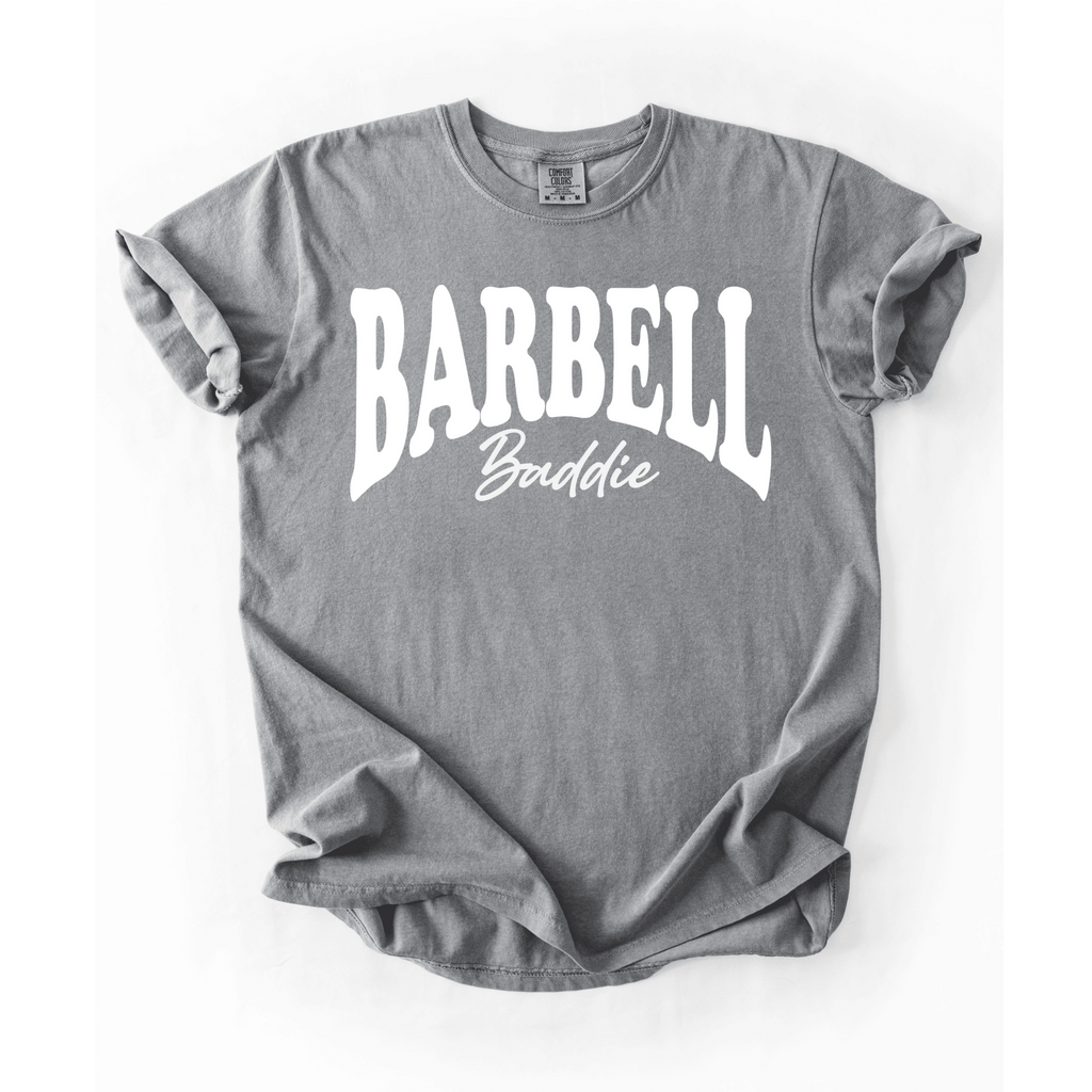 Barbell Baddie T-Shirt - LEGDAY EVERYDAY