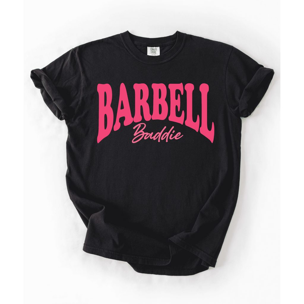Barbell Baddie T-Shirt - LEGDAY EVERYDAY