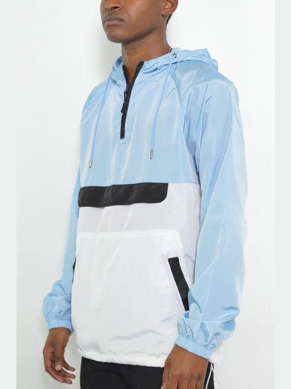 Color Block Anorak Jacket Windbreaker - LEGDAY EVERYDAY