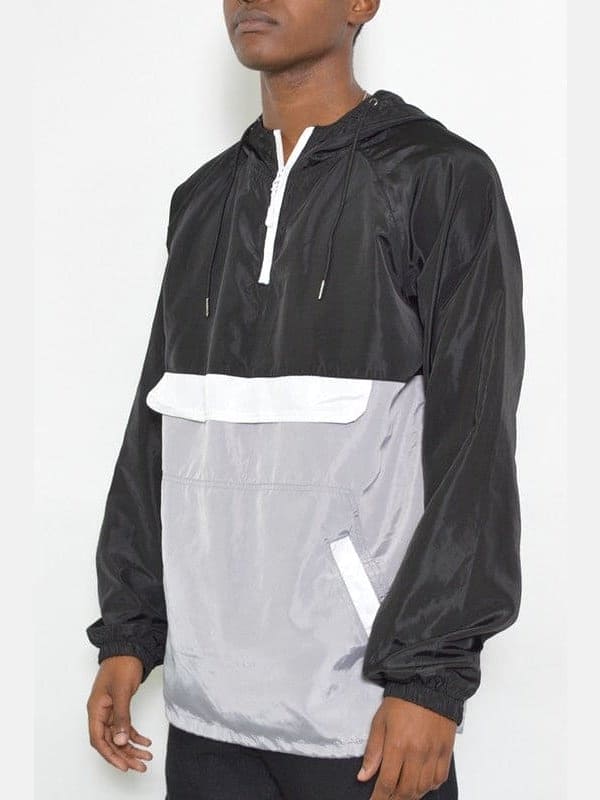 Color Block Anorak Jacket Windbreaker - LEGDAY EVERYDAY